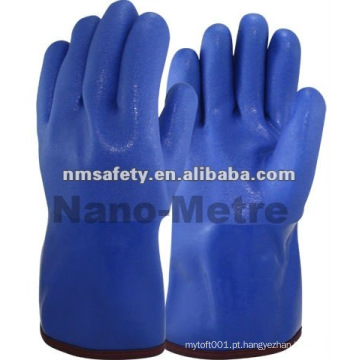 NMSAFETY atacado luvas de trabalho luvas de manopla pvc inverno luvas de pvc